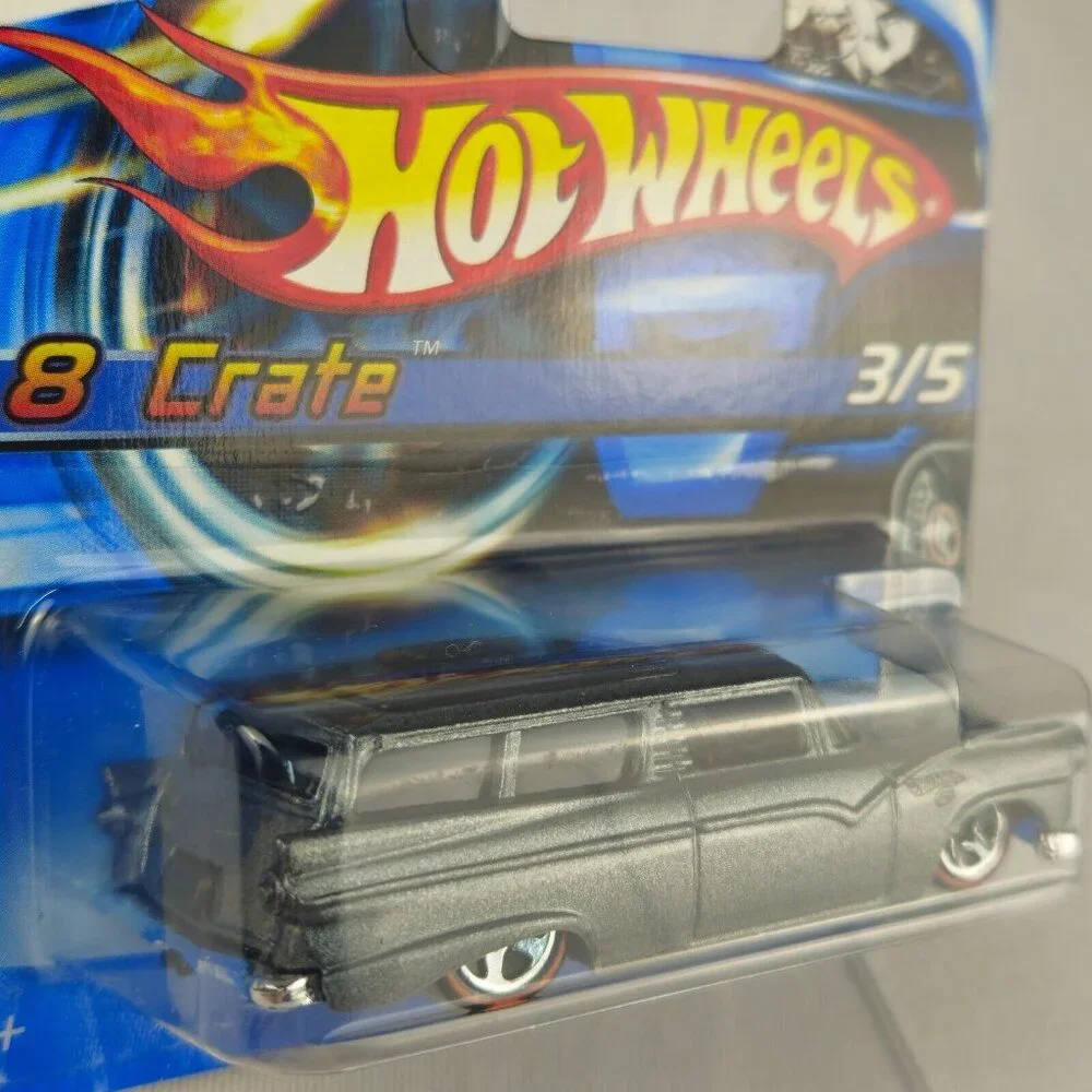 HOT WHEELS 8 CRATE 3/5 RED LINES 098 -‎ MINT - GRAY - (K218)